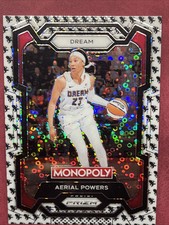 2024 Panini Prizm WNBA Monopoly Aerial Powers Running Man Black & White SSP #48