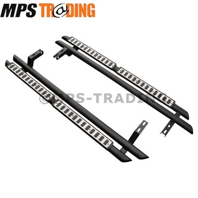 Ineos Grenadier 2023 5 Door Twin Tube Side Steps Black/Silver UK MADE IG-TT-SIL