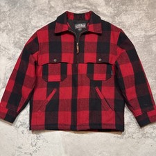Woolrich Jacket Men s Size M 505 MACKINAW Buffalo Plaid Heavy Wool Hunting Coat