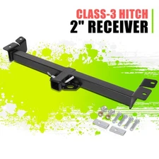 Class-3 Trailer Hitch Receiver Rear Bumper Towing Kit 2" for Jeep Wrangler 97-06