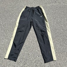 Nike Vintage Y2K Track Pants Men  s L Baggy Loose Relaxed Open Hem Basketball