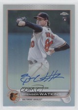 2022 Topps Chrome Rookie Auto Refractor 421/499 Spenser Watkins #RA-SW Auto ib6