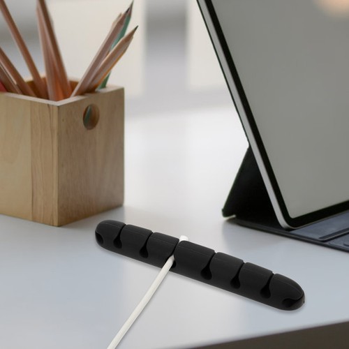 4 Pcs Desktop-Kabel-Organizer Klebrige Kabelclips Kabelorganisator - 第 10/12 張圖片