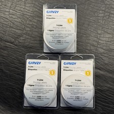 GARVEY One-Line Pricing Labels White 2500 Labels per Roll Item 098612 X 3 Rolls