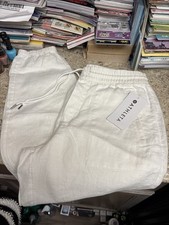 Athleta Retreat Linen Jogger Medium SMALL BUSINESS           
