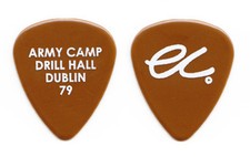 Eric Clapton Brown Guitar Pick - Army Camp Drill Hall Dublin 79