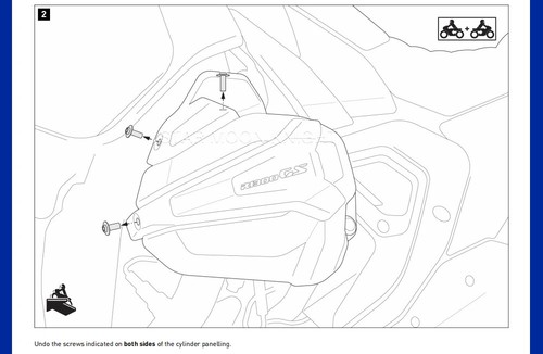 Cubierta protectora de motor para BMW R1300GS Adventure R 1300 GS - Imagen 8 de 18