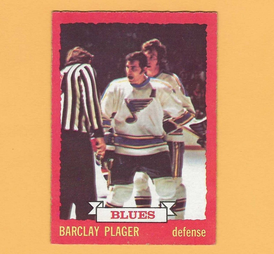 1973-74  OPC  BARCLAY PLAGER  #47  "Great Card"  Vintage Hockey