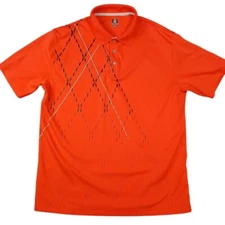 Champions Tour Pro Series Men's XL Orange Golf Polo Short Sleeve Knit Top