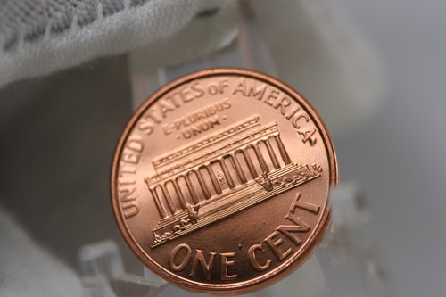 2005 Proof Lincoln cent Obverse Die Break- Reverse Dot - America - Picture 5 of 7