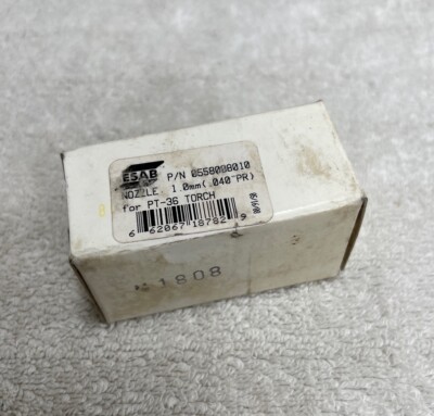 NEW ESAB PT-36 Nozzle 0558008010 1.0mm (.040''PR)