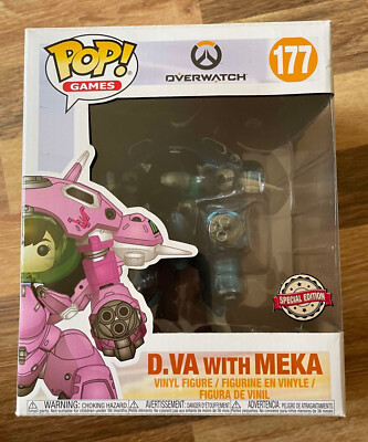 Funko POP! Overwatch - D.VA mit Meka Blueberry - Special Edition