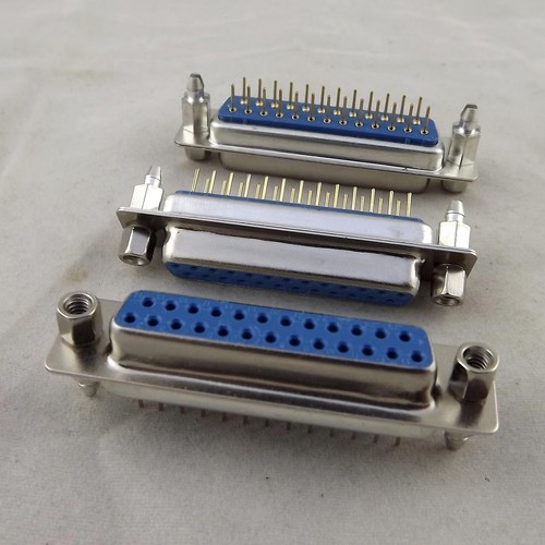 D-SUB DB25 25 Pin Female DIP PCB Solder Connector Adapter DP25 2 Rows Lock Screw - Picture 10 of 11