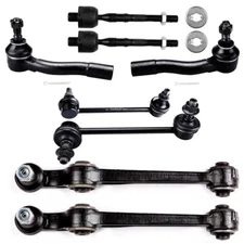 8pc Front Lower Control Arm Tie Rod End Sway Bar For Mazda 6 i Sedan 4-Door 2.3L