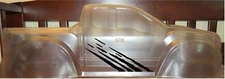 Vinyl paint masking, stencil, decal for Pro-Line Ford Raptor RC Body (Tear #5)
