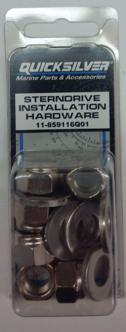 Mercruiser Alpha, Bravo Outdrive Mounting, Hardware Nuts, Washer