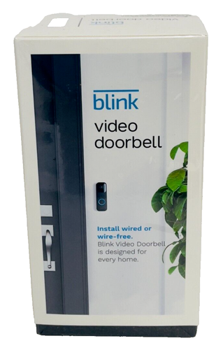 Blink Smart Wifi Video Doorbell Wired/Battery Operated Black, Open Box - Picture 4 of 6