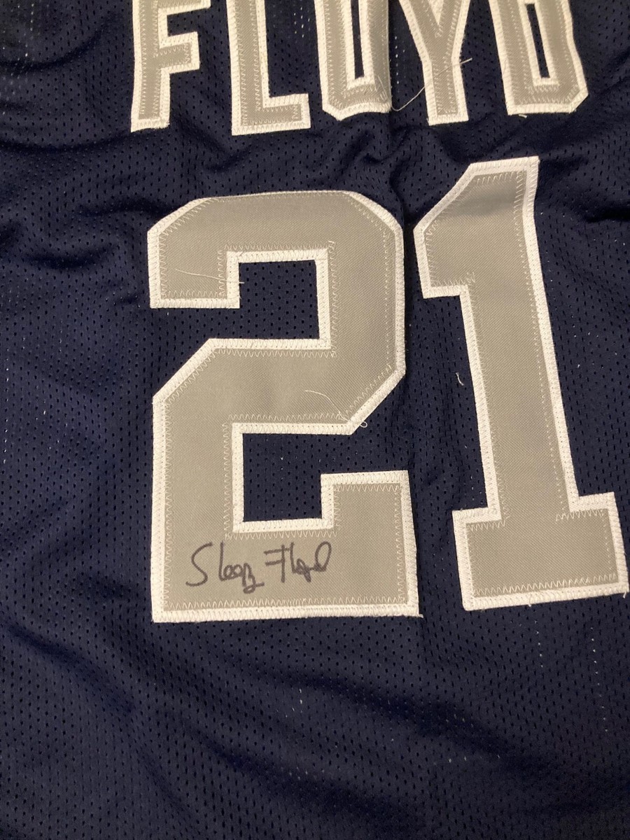 Georgetown Hoyas Eric Sleepy Floyd signed Jersey W/COA | eBay