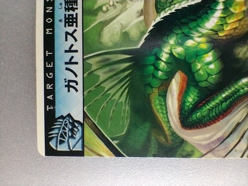 Monster Hunter " Green Plesioth (R)" 03-17/77 Hunting Card CAPCOM TCG Japan F/S - 第 3/10 張圖片