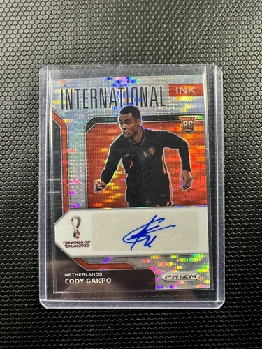 2022 Panini Prizm WC CODY GAKPO AUTO BREAKAWAY RC - Netherlands Liverpool