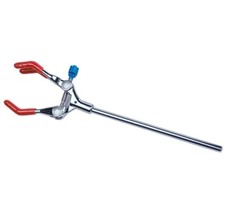 3 Prongs Buret Zinc-Aluminum Alloy Clamp Lab Stand Tube Holder Condenser Flask