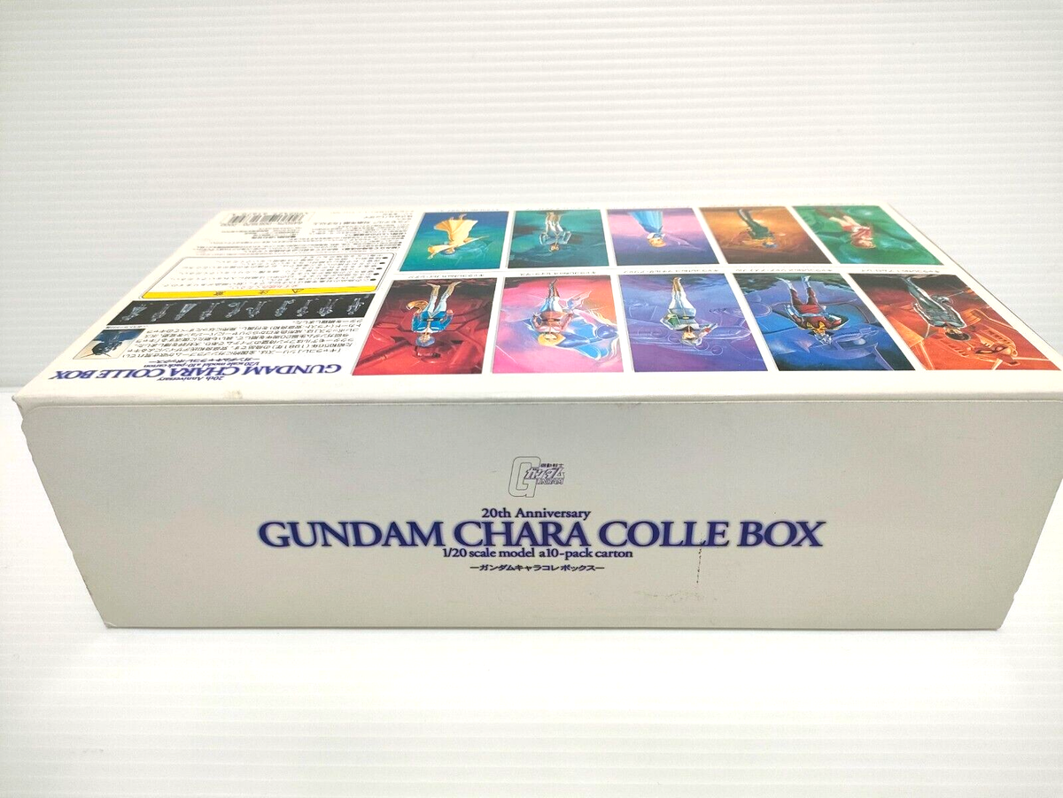 GUNDAM CHARA COLLE BOX 1/20 Scale 10 Pack Set 20th Anniversary
