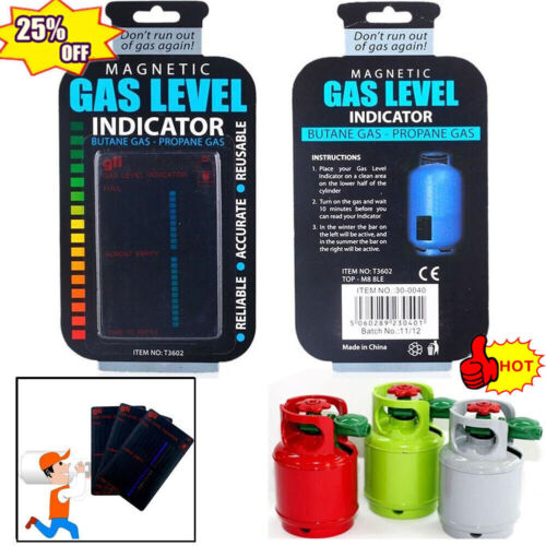 Magnetic Gauge Bottle Propane Butane Fuel Gas Tank Level Indicator USS
