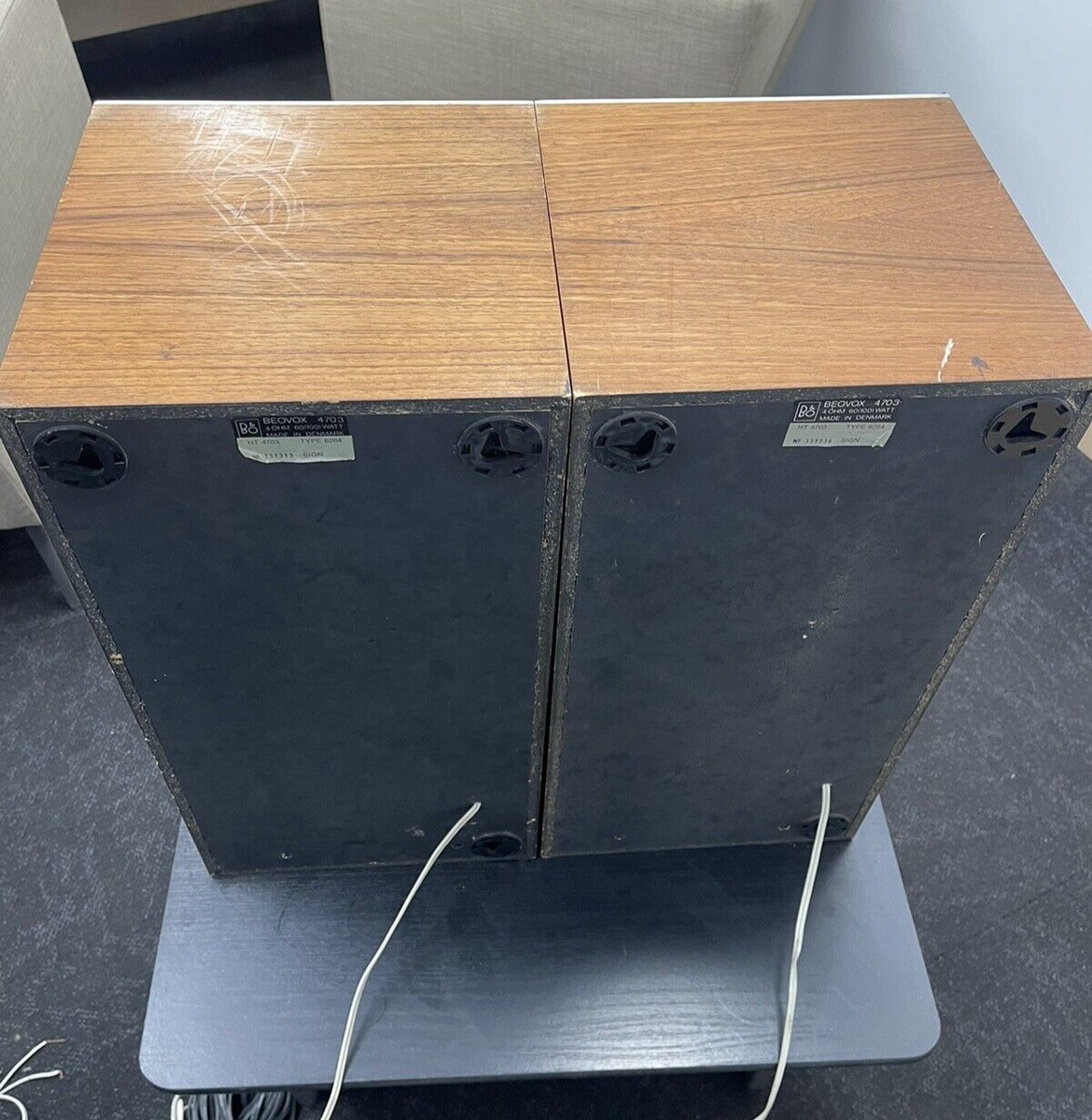 Vintage Bang & Olufsen Beovox 4703 Speaker Pair | eBay