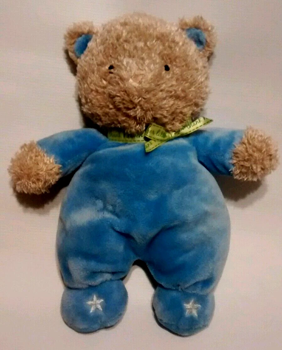 Carter s Teddy Bear Child Of Mine Wearing Blue PJ Romper 10
