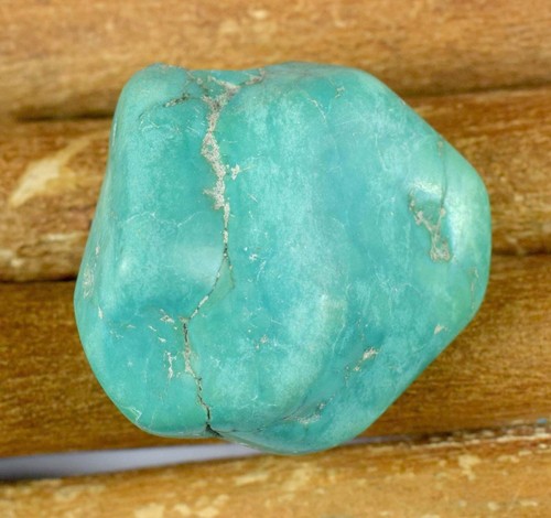 115.40 Ct/33 mm Natural Arizona Blue Turquoise Gemstone Rough Mineral Specimen - Picture 2 of 8