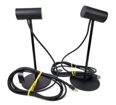LOT OF 2 - Oculus Rift VR -  Virtual Reality CV1 Sensor - # 3P-A Black W/H Stand
