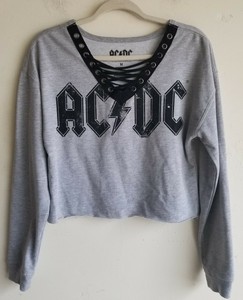 gray sweater crop top