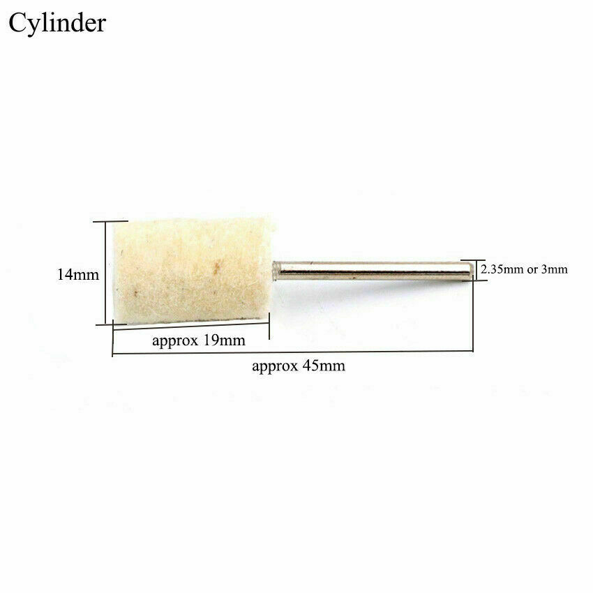 Lucidatura Ruote Lucidanti Set Di Feltri In Lana Compatibile Con Dremel - Foto 2