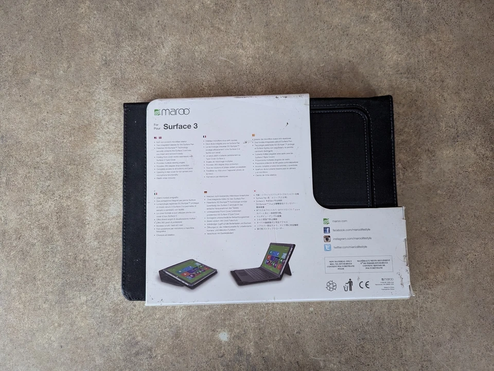 MARCO PREMIUM LEATHER FOLIO EXECUTIVE SERIES FOR MICROSOFT SURFACE 3 X2-6 - Image 2 of 3