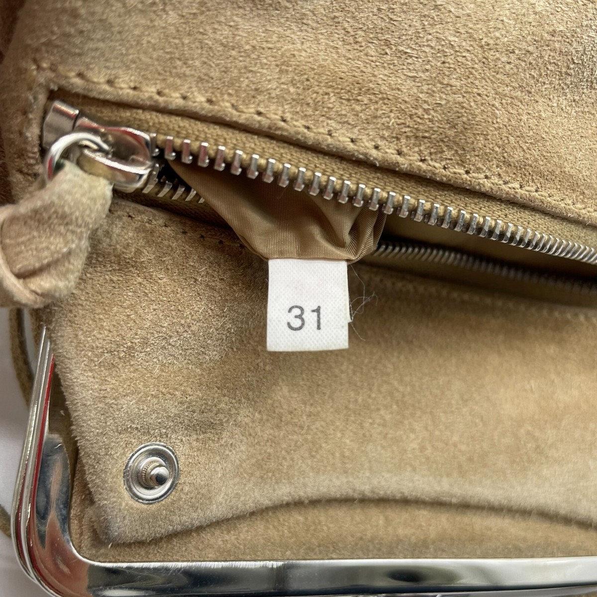 【関税&送料込】Miu Miu Beige Suede Handbag Handbag Miu Miu Beige in Suede - 55481603
