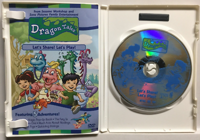 Dragon Tales: Let's Share! Let's Play! [1999] (DVD,2001) Sesame