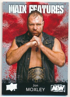 MF-40 JON MOXLEY 2021 Upper Deck AEW First Edition SILVER MAIN FEATURES MOX