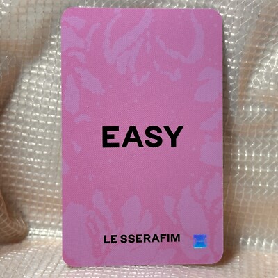 Kazuha Official M2U Record 2nd Lucky Draw Photocard Le Sserafim
