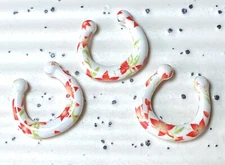 1pc Non-Piercing Print Septum Hanger Clip-On Fake Nose Ring