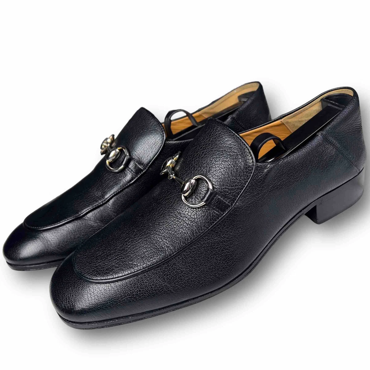 Gucci - Brixton Horsebit Collapsible-Heel Leather Loafers - Men - Black  Gucci