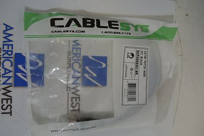 Cable Sys GCPO8SS901-BK Cat5e patch w/sr, 1 ft