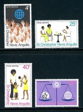 St. Kitts-Nevis Scott #286-289 MNH Family Planning, World Population Week $$