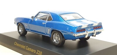Kyosho 1/64 CHEVROLET CAMARO Z28 BLUE diecast car model | eBay