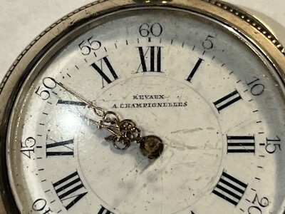 Montre à Gousset En Argent Ancienne - Modèle 8-38 à Réviser Ou Pour Pièces - Occasion
