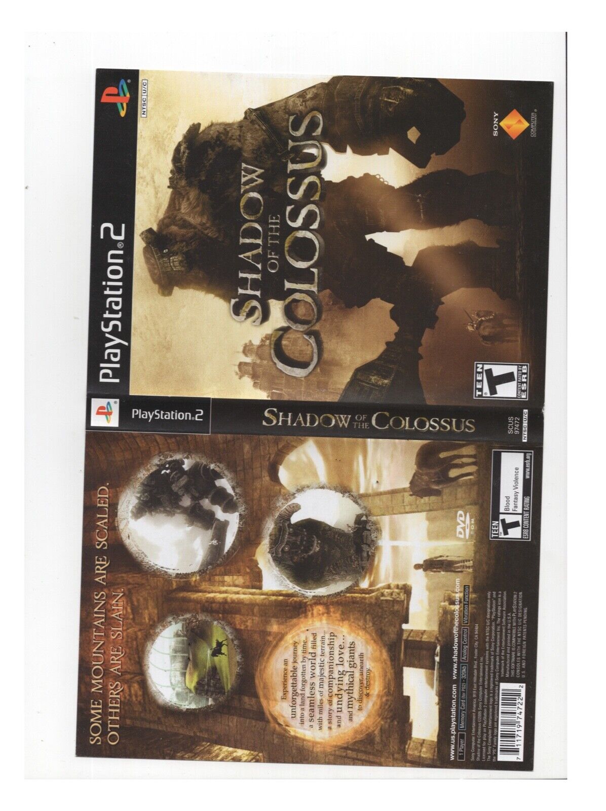 Ico & Sotc Collection PS3 alternate Cover  Shadow of the colossus, Colossus,  Shadow