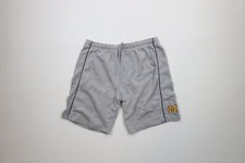 Vintage 90s Mens XL Faded Block M University of Michigan Mesh Above Knee Shorts