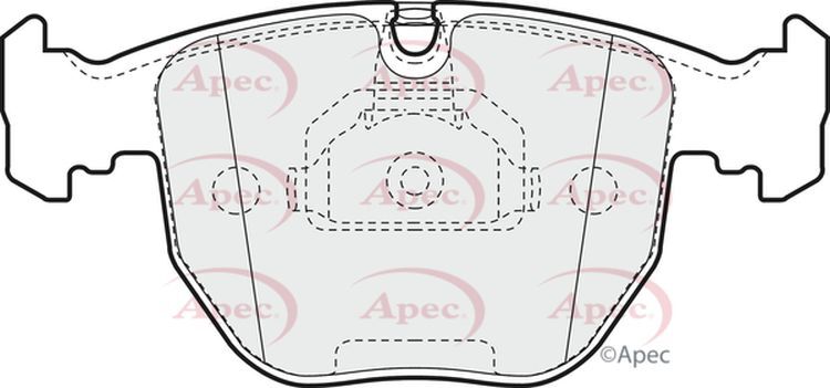 Apec Brake Pads Front R90 34111163307 34111165227 34112157589 PAD948
