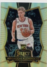 Mindaugas Kuzminskas 2016-17 Panini Select Silver Prizm Parallel Rookie Card 