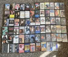 country music cassette lot of 70 hank williams merle haggard ricky willie
