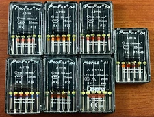 Dentsply Maillefer Dental Profile ISO 25mm .04 Taper rotary files 6/pk all sizes